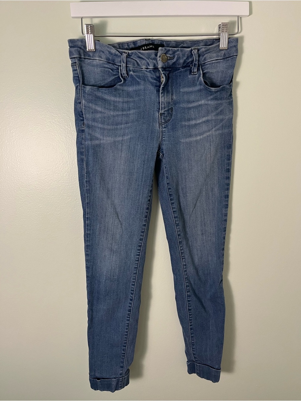 J Brand Skinny Jeans in Washed Blue